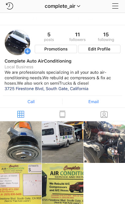Negocio Complete Air Conditioning Service & Repair