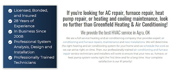 Negocio Greenfield Heating And Air Conditioning