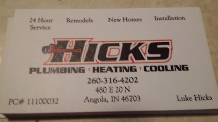 Negocio Hicks Plumbing, Heating And Cooling