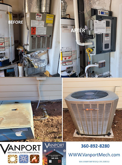 Negocio Vanport Mechanical & Fire Sprinklers Inc.